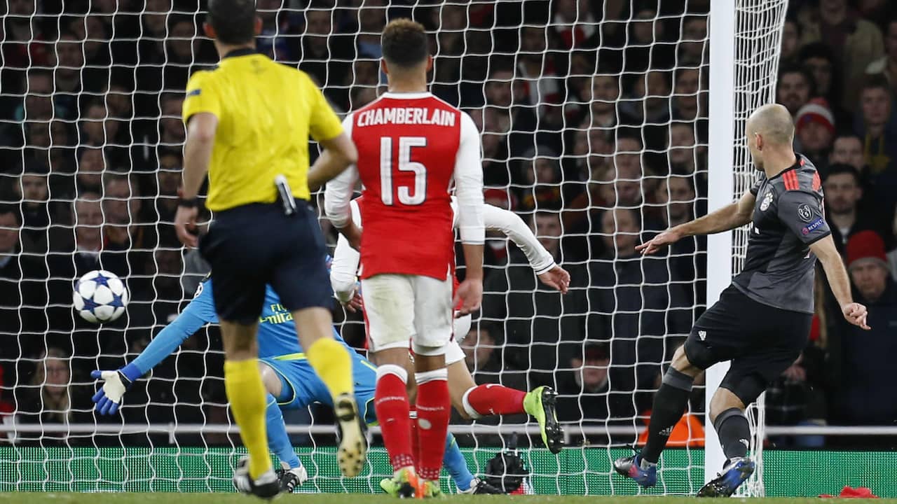 Samenvatting: Arsenal verliest weer met 5-1 van Bayern München