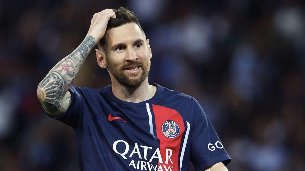 Beeld uit video: Paris Saint-Germain onderuit in laatste wedstrijd van Messi