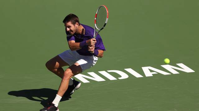 Cameron Norrie had tot dit jaar nog geen partij gewonnen in Indian Wells.