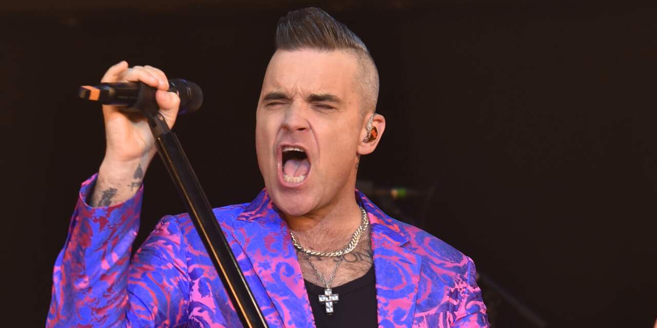 Robbie Williams is niet meer bezig met hitlijsten: 'Die tijd is voorbij'