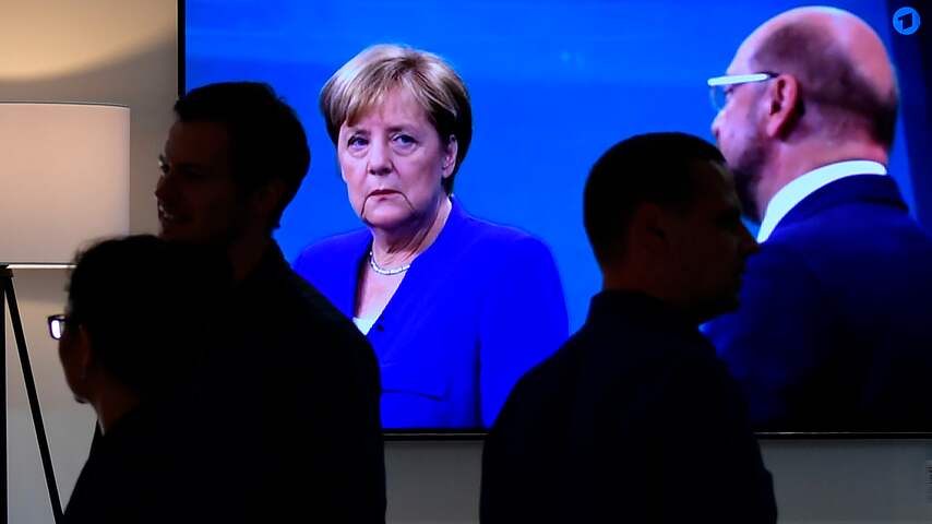 Merkel en Schulz