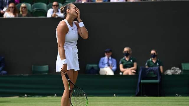 Aryna Sabalenka kent eindelijk een doorbraak op een Grand Slam.