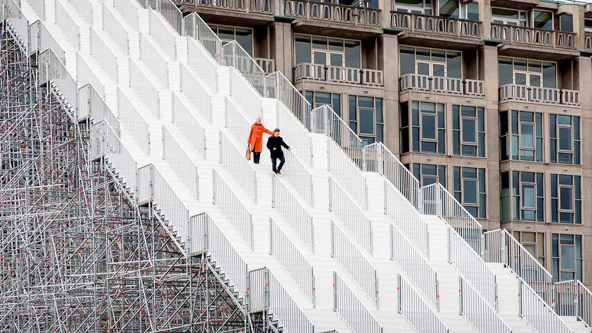 Uitkijkpunt De Trap bij Rotterdam Centraal geopend