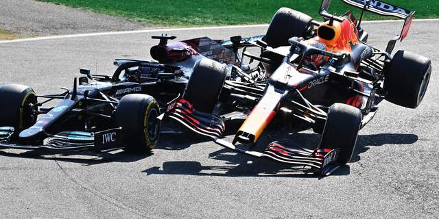 Analyse: Verstappen en Hamilton willen niet meer voor elkaar wijken