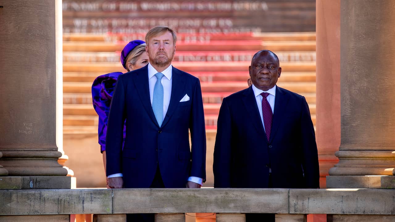 Il presidente sudafricano riconosce le scuse di Willem-Alexander per la schiavitù |  famiglia reale