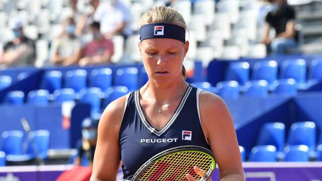 Kiki Bertens is sinds haar rentree nog zoekende.