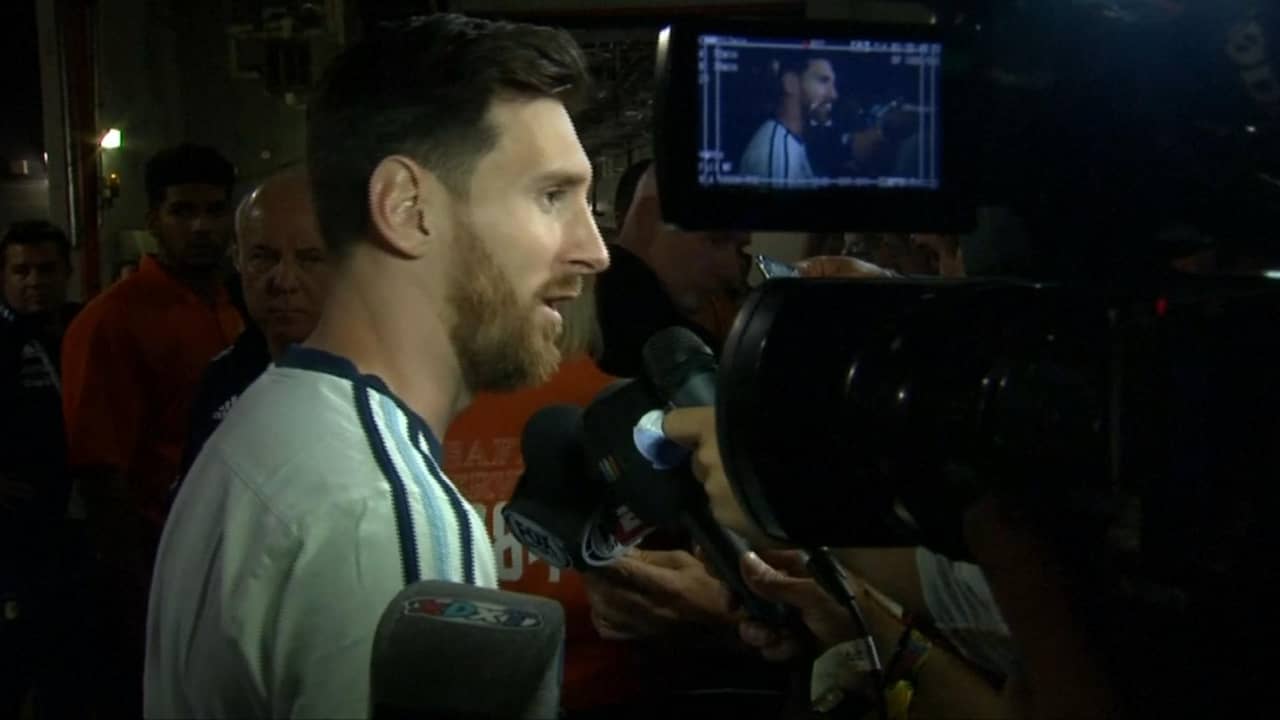 Messi stopt als international Argentinië