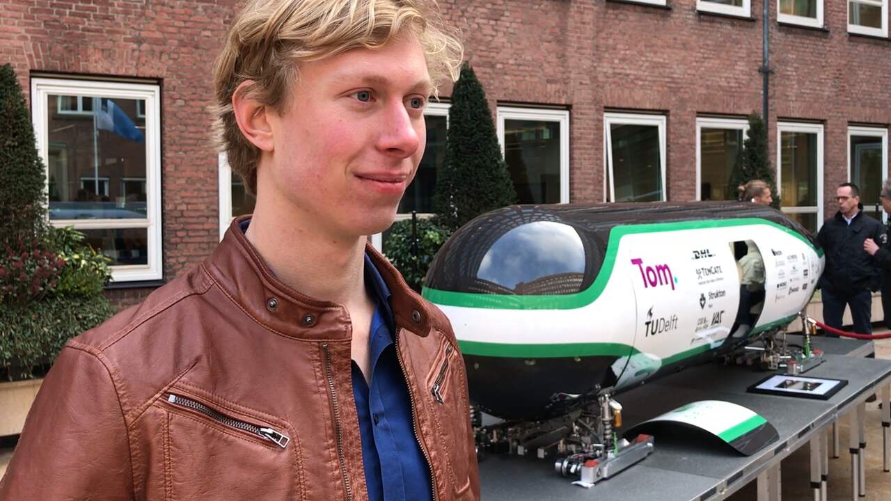 Beeld uit video: Nederlandse startup hoopt dat we binnen tien jaar in Hyperlooptrein rijden