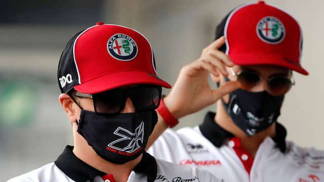 Kimi Räikkönen en Antonio Giovinazzi vormen het coureursduo van Alfa Romeo.