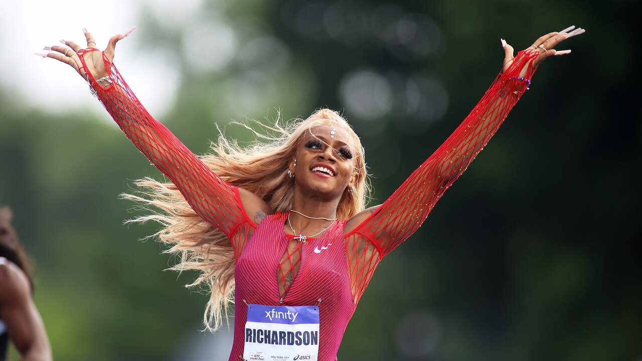 Richardson won deze maand de 200 meter op de New York Grand Prix.