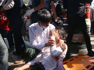 Vier mensen neergeschoten bij protest tegen staatsgreep Myanmar